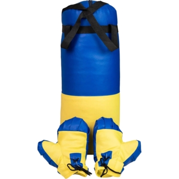 Боксерський набір Strateg Ukraine великий, синій із жовтим (2016) - Pampik