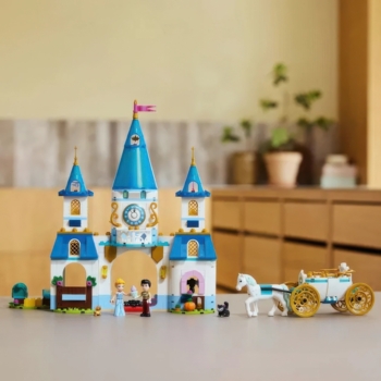 Конструктор LEGO Disney Princess Замок Попелюшки й карета, 596 деталей (43275) - Pampik - 5