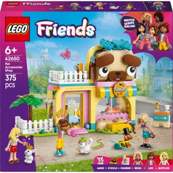 Конструктор LEGO Friends Магазин аксесуарів для домашніх улюбленців, 375 деталей (42650) - Pampik