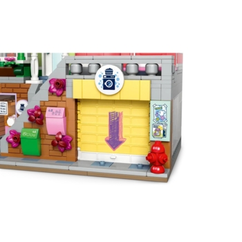 Конструктор LEGO Friends Хартлейк-Сіті. Квартири та крамниці, 2040 деталей (42670) - Pampik - 9
