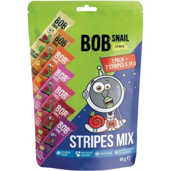 Натуральные конфеты Bob Snail Stripes Mix, 98 г - Pampik