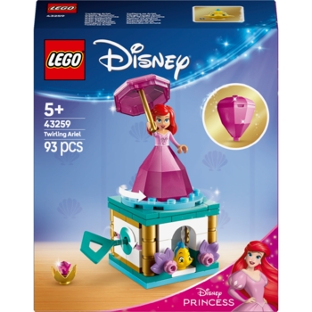 Конструктор LEGO Disney Princess Кружляння Аріель, 93 деталі (43259) - Pampik