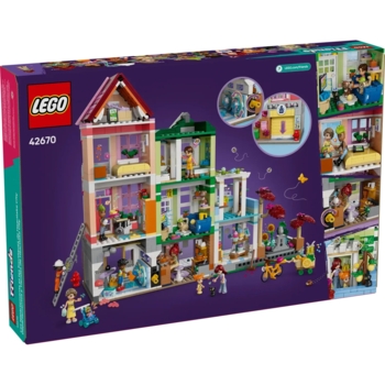 Конструктор LEGO Friends Хартлейк-Сіті. Квартири та крамниці, 2040 деталей (42670) - Pampik - 2
