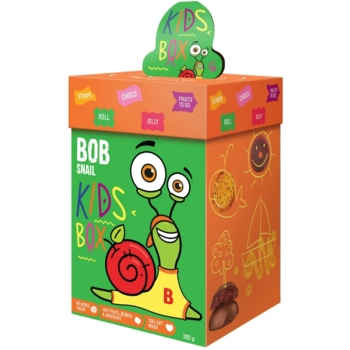Набор сладостей Bob Snail Детский бокс, с игрушкой и квестом, 382 г - Pampik - 2