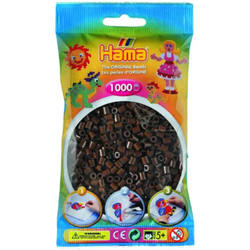 Термомозаїка Hama Midi Набір темно-коричневих намистин, 1000 шт. (207-12) - Pampik