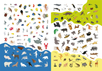 Книжка з наліпками. Тварини (F00022582) - Pampik - 5