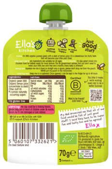 Пюре Ella's kitchen Груша, 70 г - Pampik - 2