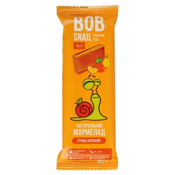 Натуральный мармелад Bob Snail Груша-Апельсин, 38 г - Pampik