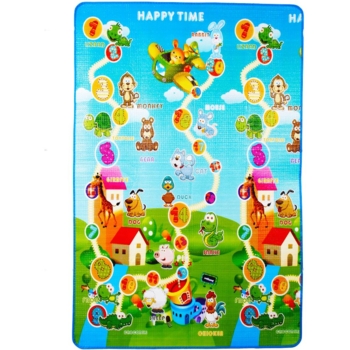 Дитячий двосторонній термокилимок Lindo Діно, 180х120 см (F1011) - Pampik - 3