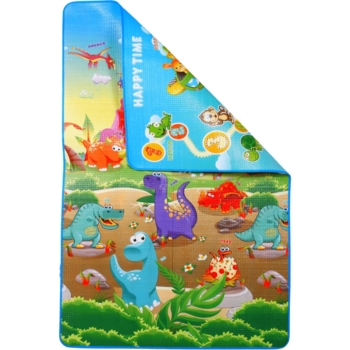 Дитячий двосторонній термокилимок Lindo Діно, 180х120 см (F1011) - Pampik - 4