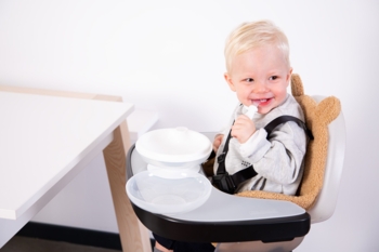 Подушка к стульчику для кормления Childhome Evolu, бежевый мишка (CHEVOSCTB) - Pampik - 8