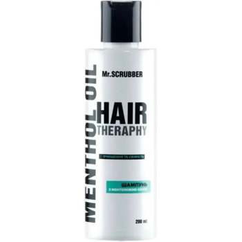 Шампунь для волосся Mr.Scrubber Hair Therapy Menthol Oil, 200 мл - Pampik