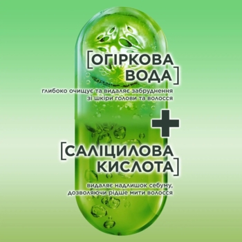 Шампунь Garnier Fructis Заряд свіжості для волосся схильного до жирності, 400 мл - Pampik - 3