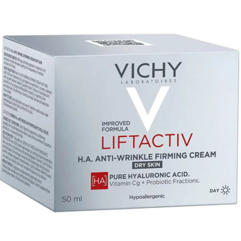 Разглаживающий крем для лица Vichy Liftactiv H. A. с гиалуроновой кислотой для коррекции морщин, для сухой кожи, 50 мл - Pampik - 3