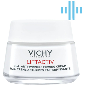 Разглаживающий крем для лица Vichy Liftactiv H. A. с гиалуроновой кислотой для коррекции морщин, для сухой кожи, 50 мл - Pampik