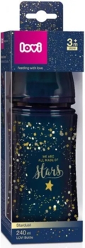 Антиколікова пляшечка LOVI Stardust, 240 мл, темно-синій (21/585) - Pampik