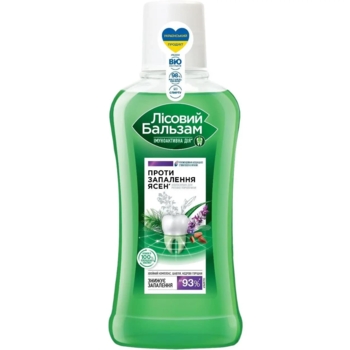 Ополіскувач для ротової порожнини Лісовий Бальзам З олією кедрових горішків і шавлією, 400 мл - Pampik