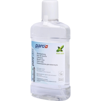 Ополіскувач ротової порожнини Paro Swiss з амінофторидом 0.25% F, 500 мл - Pampik