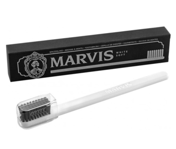 Зубна щітка Marvis Toothbrush Soft, м'яка, білий - Pampik