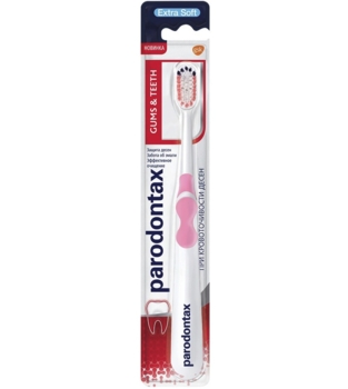 Зубна щітка Parodontax Ясна та Зуби, екстрам'яка, рожевий - Pampik