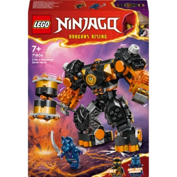 Конструктор LEGO NINJAGO Робот земної стихії Коула, 235 деталей (71806) - Pampik