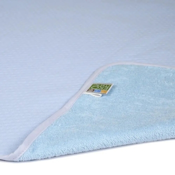 Багаторазова непромокальна пелюшка Еко Пупс Jersey Classic, 70х50 см, блакитний (ПЕЛ-5070хбтрс) - Pampik - 2
