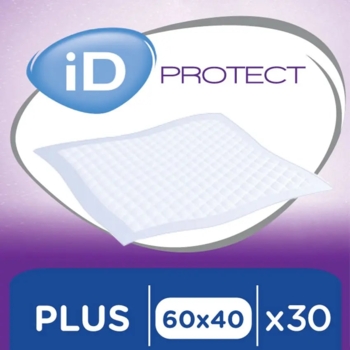 Одноразові гігієнічні пелюшки iD Protect Expert Plus, 60x40 см, 30 шт. - Pampik