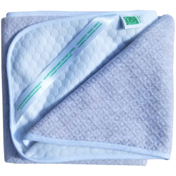 Багаторазова непромокальна пелюшка Еко Пупс Soft Touch Premium, 90х65 см, melang (EPG07W-6590m) - Pampik