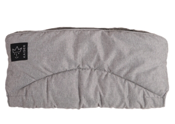 Муфта для коляски Kaiser Alaska, с термофлисом, светло-серый меланж (65697323) - Pampik