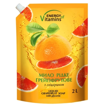 Рідке мило Energy of Vitamins Грейпфрут, 2 л - Pampik