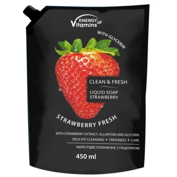 Рідке мило Energy of Vitamins Полуничне, 450 мл - Pampik