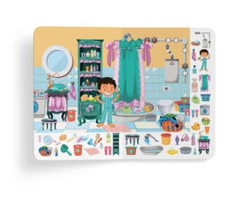 Великий вімельбух. Мій будинок, з меганаліпками (F00019861) - Pampik - 7