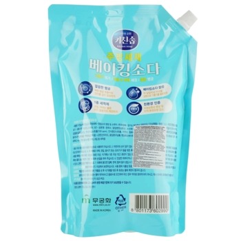 Моющее средство для посуды Mukunghwa Kitchen Soap Baking Soda Kitchen Detergent, 1.2 л - Pampik - 2