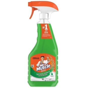 Засіб для миття скла Mr Muscle з нашатирним спиртом, 500 мл - Pampik