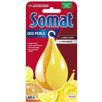 Ароматизатор для посудомийних машин Somat Duo Pearls Лимон та апельсин 17 г (702274) - Pampik