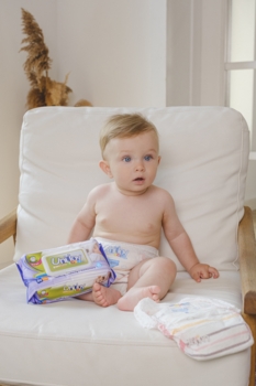 Вологі дитячі серветки Unijoy, 80 шт. - Pampik - 2