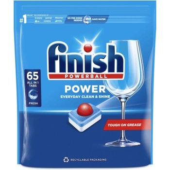 Таблетки для посудомийних машин Finish All in one Max, 65 шт. - Pampik