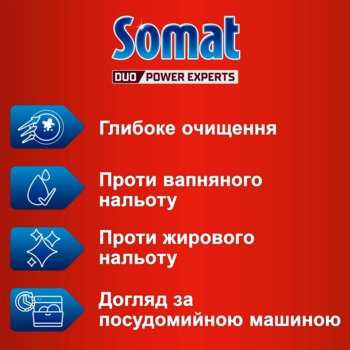 Засіб для догляду за посудомийною машиною Somat Machine Cleaner, 3 шт. (702275) - Pampik - 2