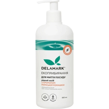Средство для мытья посуды DeLaMark с ароматом римской ромашки, 500 мл - Pampik