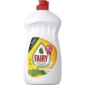 Средство для мытья посуды Fairy Сочный лимон, 500 мл - Pampik