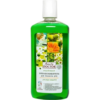 Ополіскувач для ротової порожнини Family Doctor Ультра-захист, 700 мл - Pampik