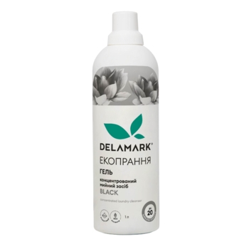 Гель для стирки DeLaMark Royal Powder Black, 1 л - Pampik