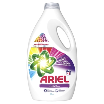 Гель для стирки Ariel Color Чистота и Свежесть, 2,4 л - Pampik - 2