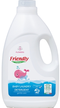 Органический гель для стирки детского белья Friendly Organic Flowers, 2 л - Pampik