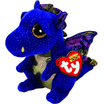 М'яка іграшка TY Beanie Boo's Дракон Saffire, 25 см (37260) - Pampik