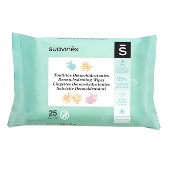 Дитячі вологі серветки Suavinex, 25 шт. - Pampik