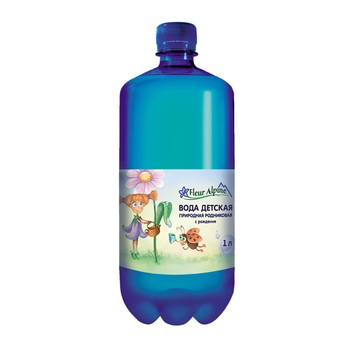 Дитяча природна джерельна вода Fleur Alpine, 1 л - Pampik