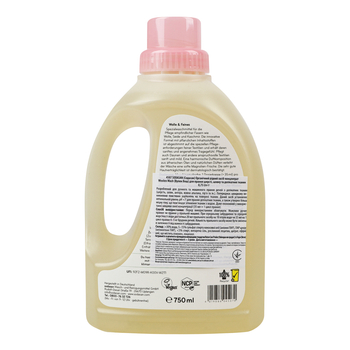 Органическое жидкое средство-концентрат Sodasan Woolen Wash, для шерсти, шелка и деликатных тканей, 750 мл - Pampik - 2