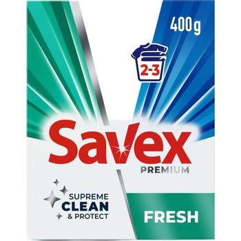 Стиральный порошок Savex 2 в 1 Fresh, 400 г - Pampik