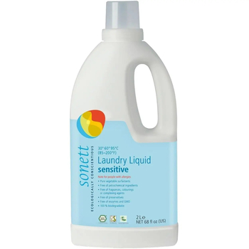 Органічний рідкий пральний засіб Sonett Sensitive концентрат, 2 л - Pampik